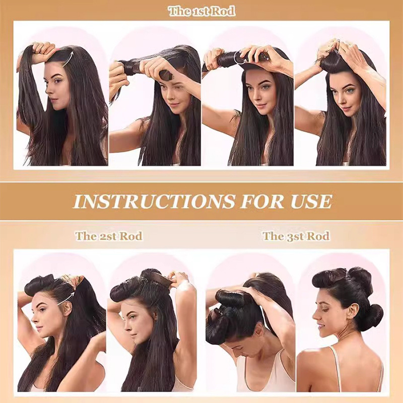 3/4 Uds. Rodillos para el cabe - Hair Curling Wand reseña y precio