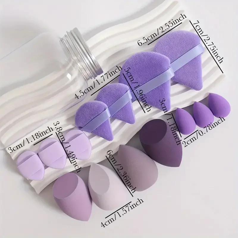 12 unids/bolsa juego de esponj - Beauty Makeup Egg reseña y precio
