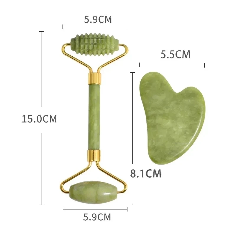 Mascarilla Facial de Jade Natu - Jade Roller Gua Sha reseña y precio