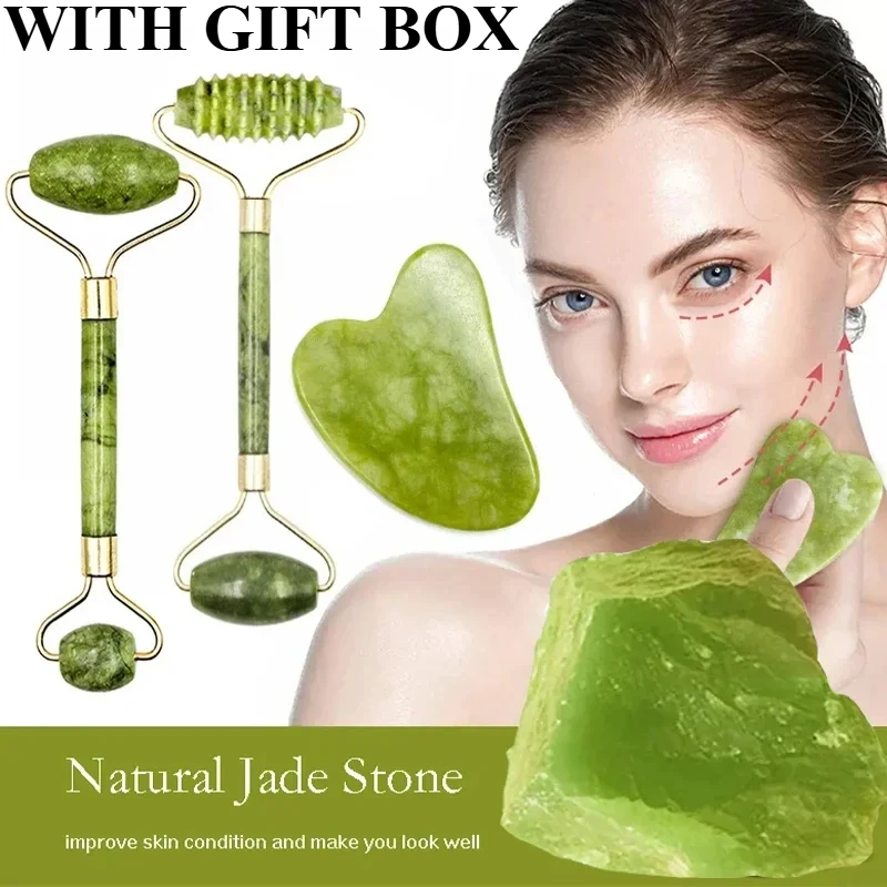 Rodillo Facial de Jade Natural - Jade Roller Gua Sha reseña y precio