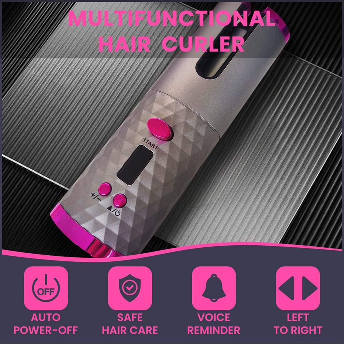 Rizador de pelo inalámbrico N1 - Hair Curling Wand reseña y precio