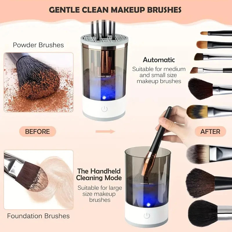 Limpiador de brochas de maquil - Makeup Brush Set reseña y precio