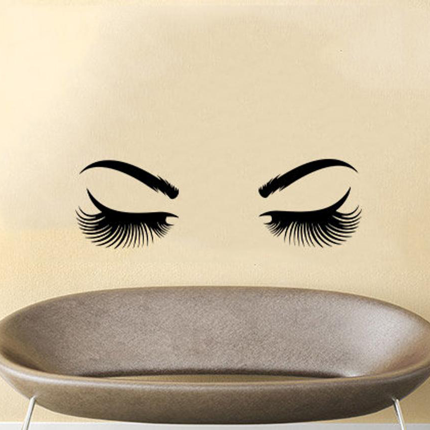 Pegatina de vinilo con ojos pa - Makeup Master Beauty Salon reseña y precio