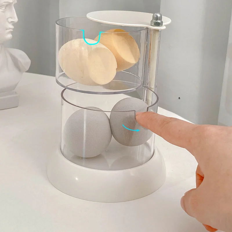 Caja de almacenamiento girator - Beauty Makeup Egg reseña y precio