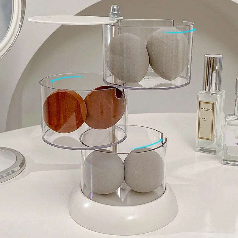 Caja de almacenamiento girator - Beauty Makeup Egg reseña y precio