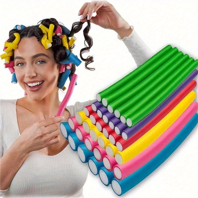 10 rulos de pelo flexibles sin - Hair Curling Wand reseña y precio